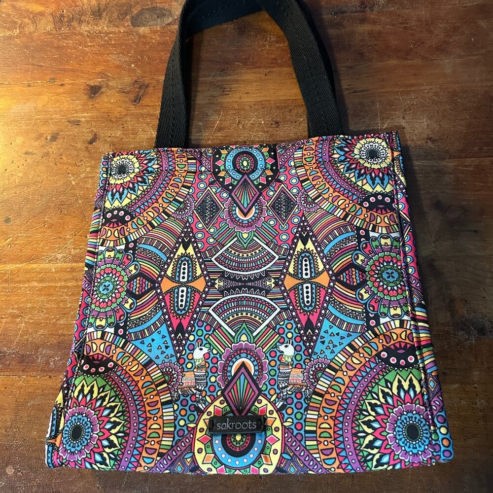 Sakroots by The Sak Rainbow Wanderlust Llama Lunch Tote